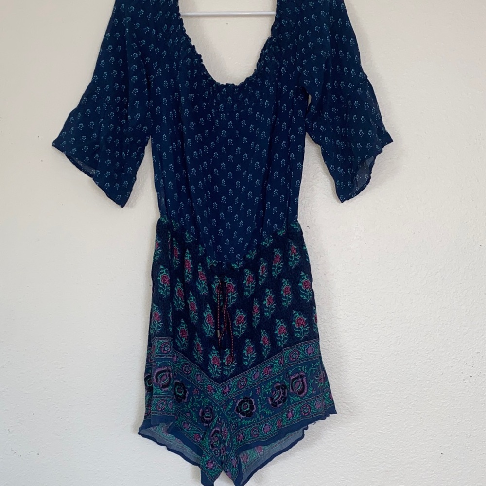 Anthropologie Kaleo Boho Printed Romper View 2